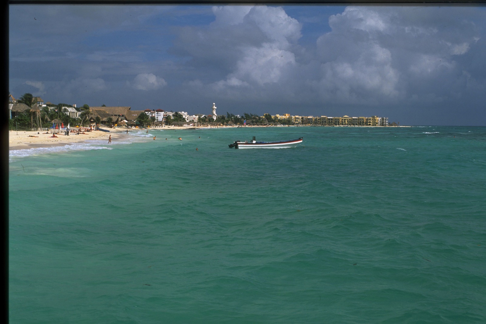 Ausblick auf Playa del Carmen, Mexiko