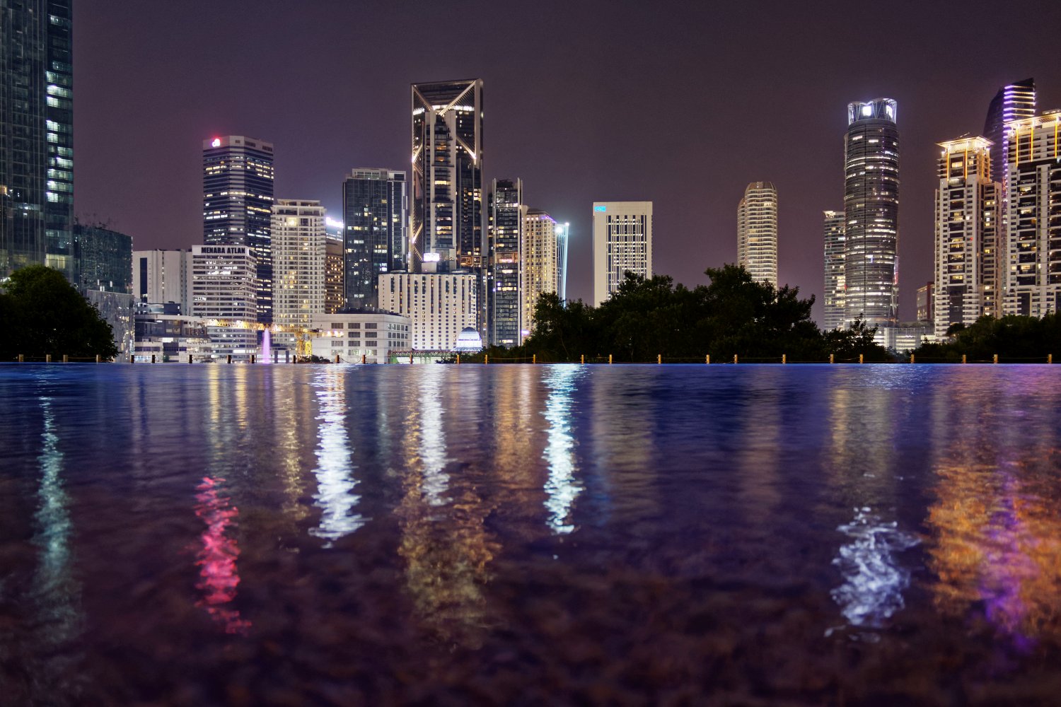 Skyline Kuala Lumpur by night