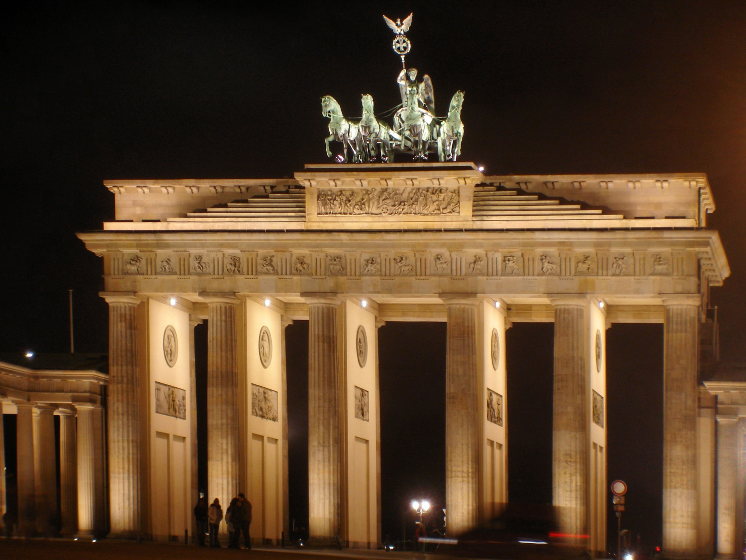Brandenburger Tor by night, Berlin
