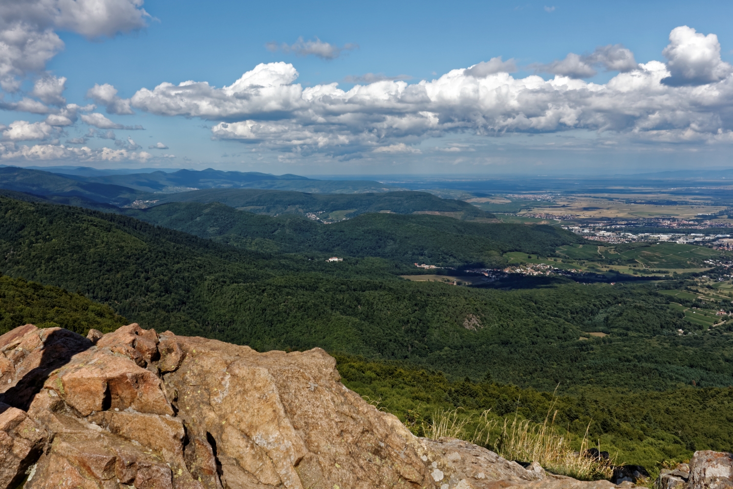 Aussicht vom Hartmannswillerkopf