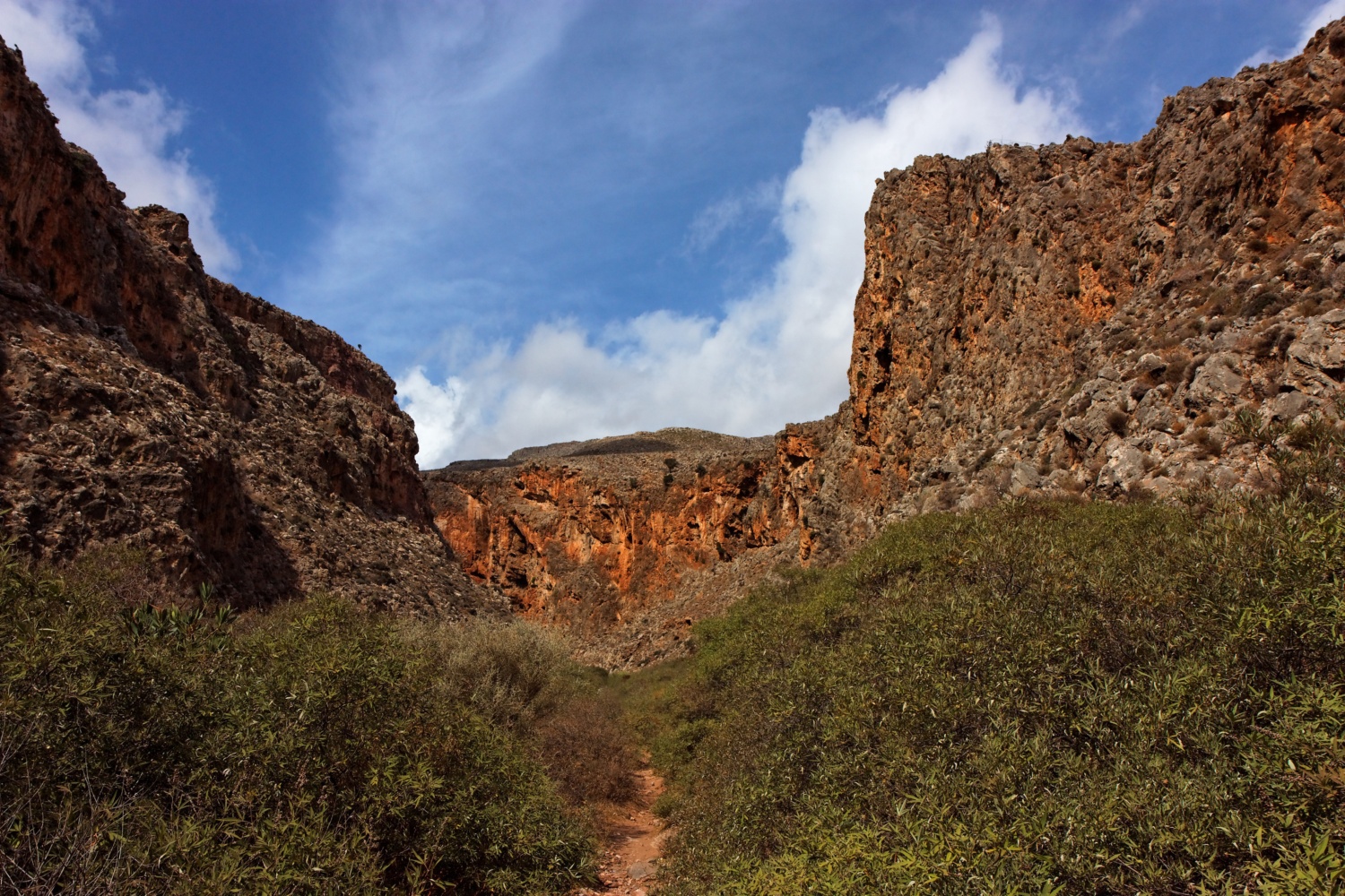 Zakros Schlucht, Eingang, Kreta