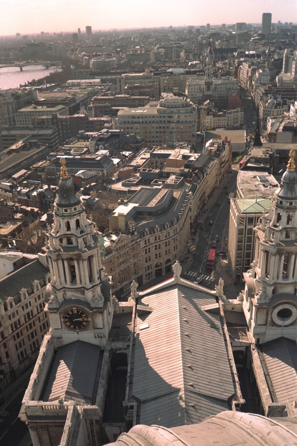 Blick von der St Paul's Cathedral, London
