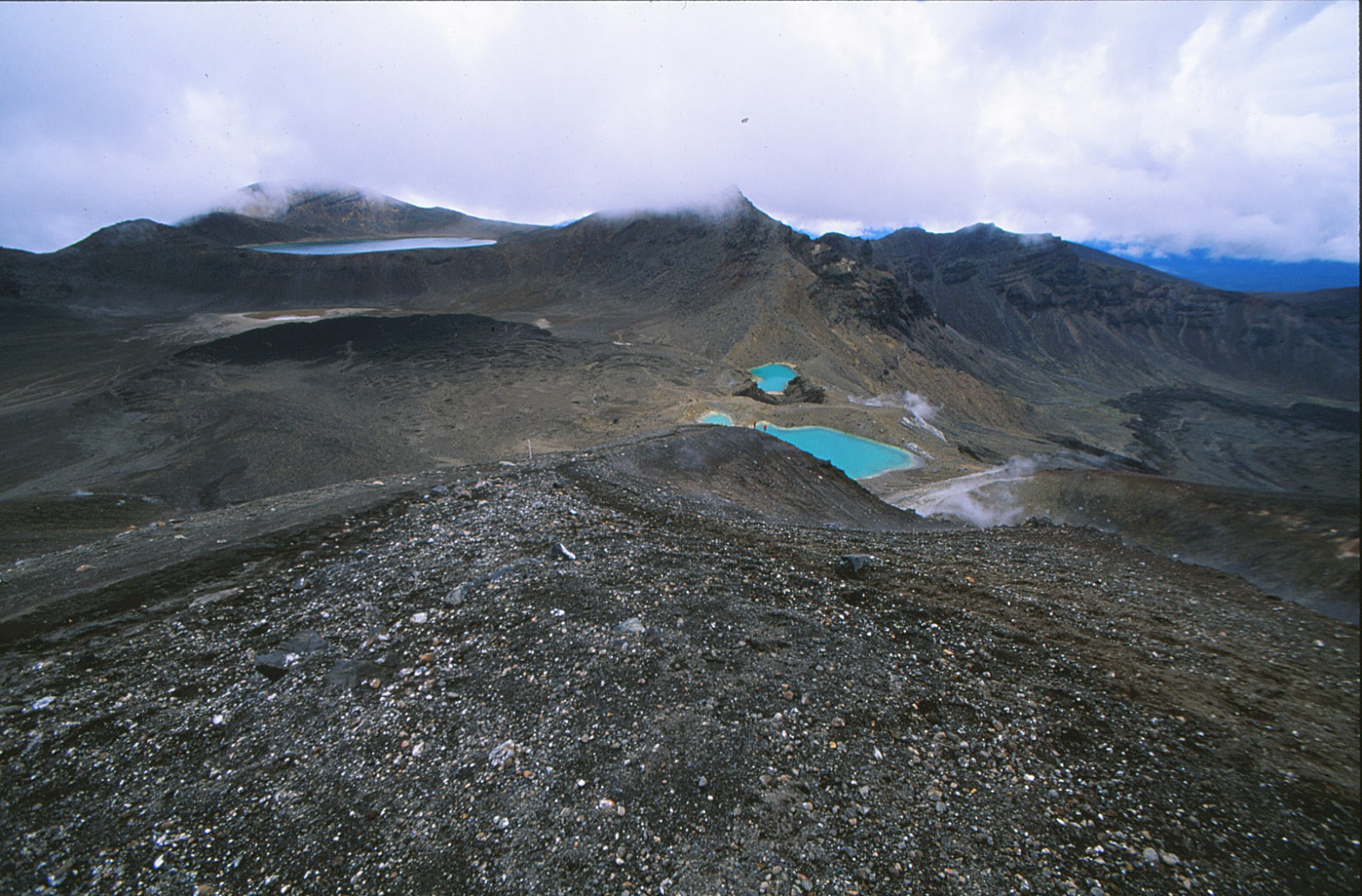 Vulkanlandschaft im Tongariro Nationalpark, Neuseeland