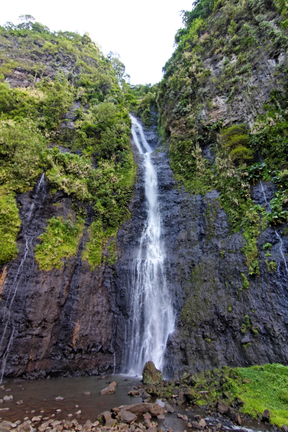 Vaimahuta Wasserfall, Tahiti, Französisch Polynesien