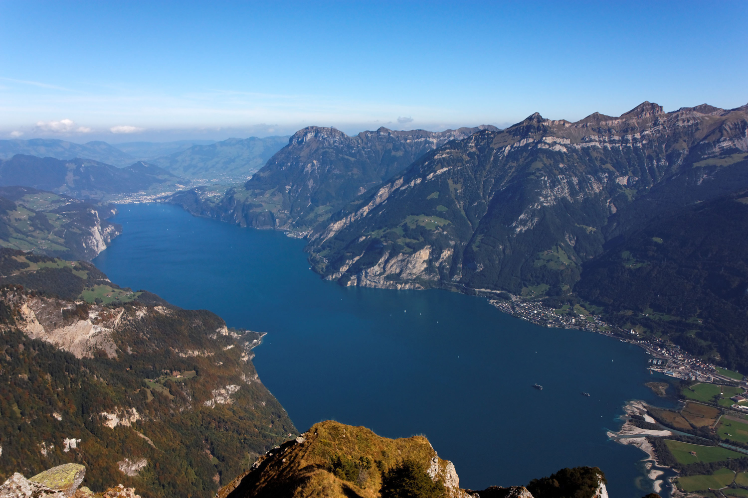 Ausblick auf den Urnersee vom Rinderstöckli