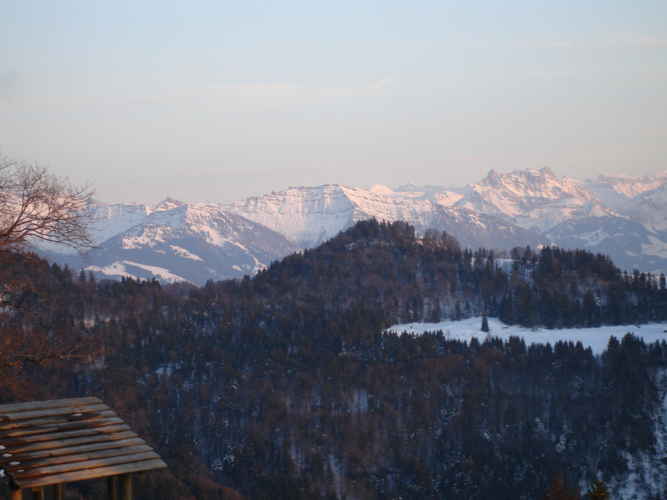 Ausblick von der Alp Scheidegg