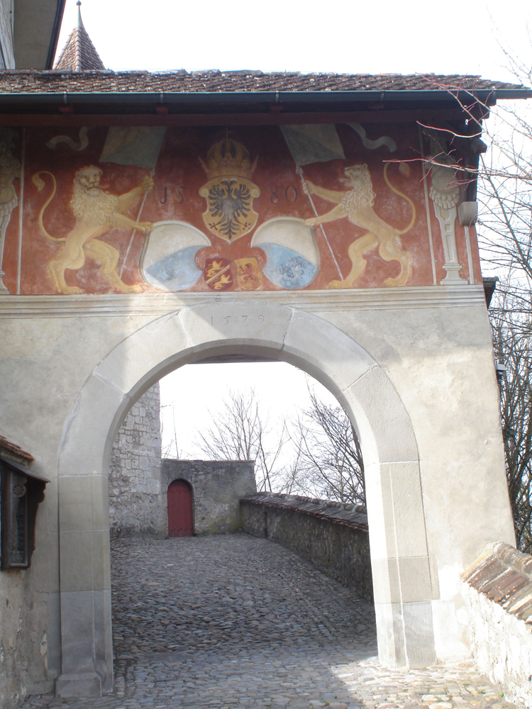 Schloss Kyburg, Eingang