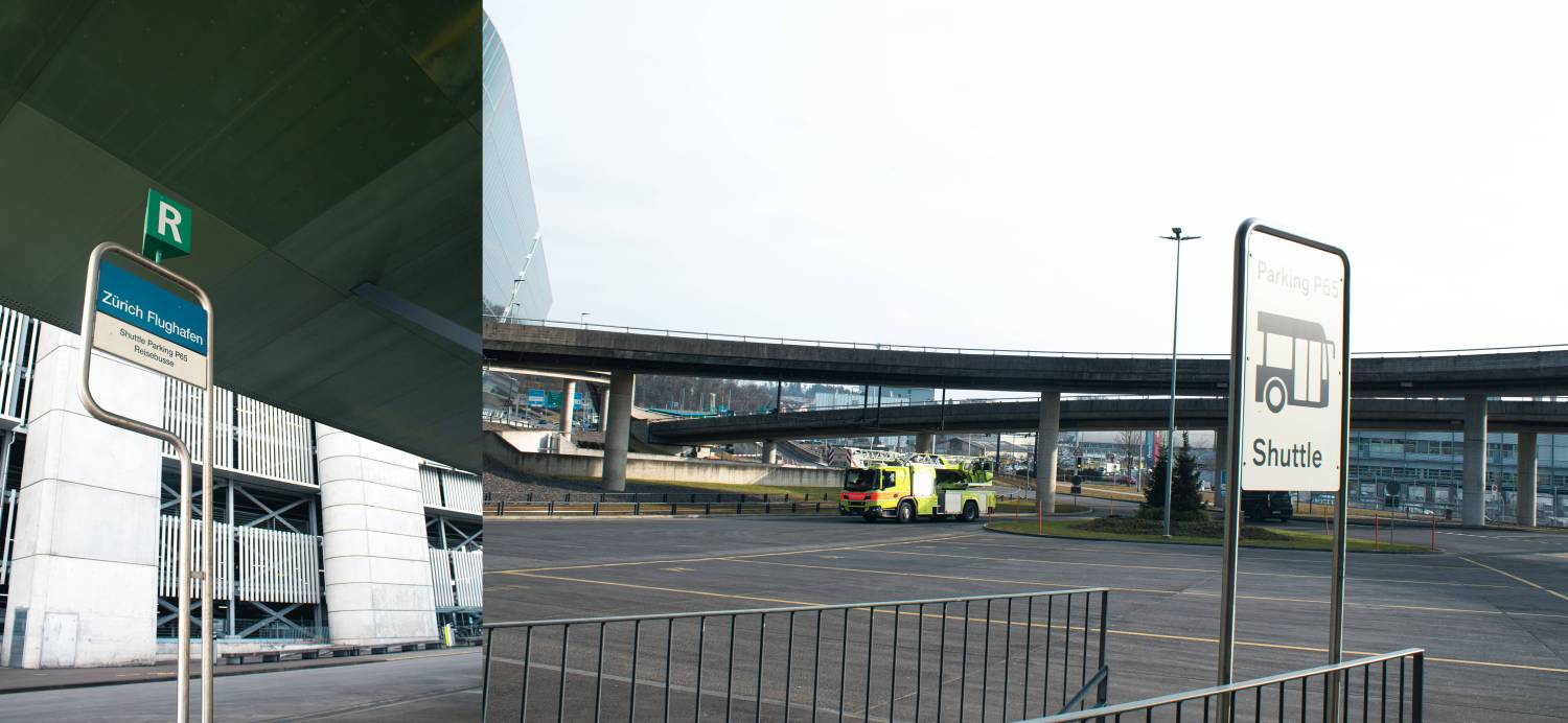 Reisebusse Kante R, Flughafen Z�rich